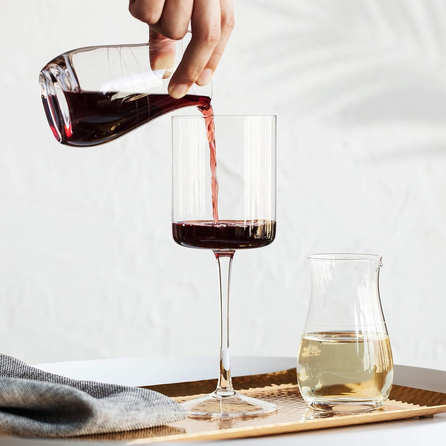 BTaT- Wine decanter, 2 PCS, 9.3 oz, Small Wine Carafe, Small Carafe, Mini Carafe