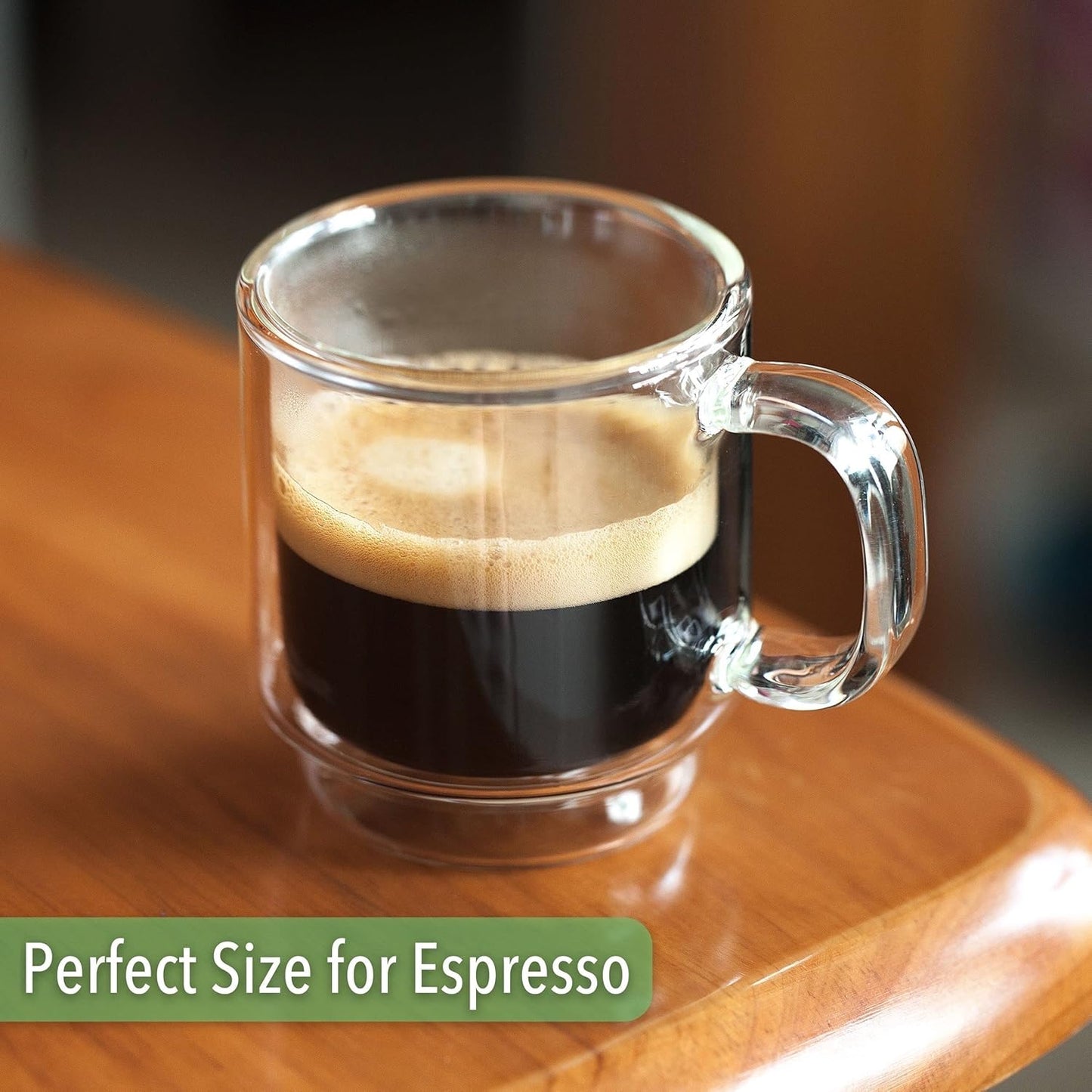 BTaT- Small Stackable Espresso Cups, Demitasse Cups, Set of 6 (2.0 oz, 60 ml)