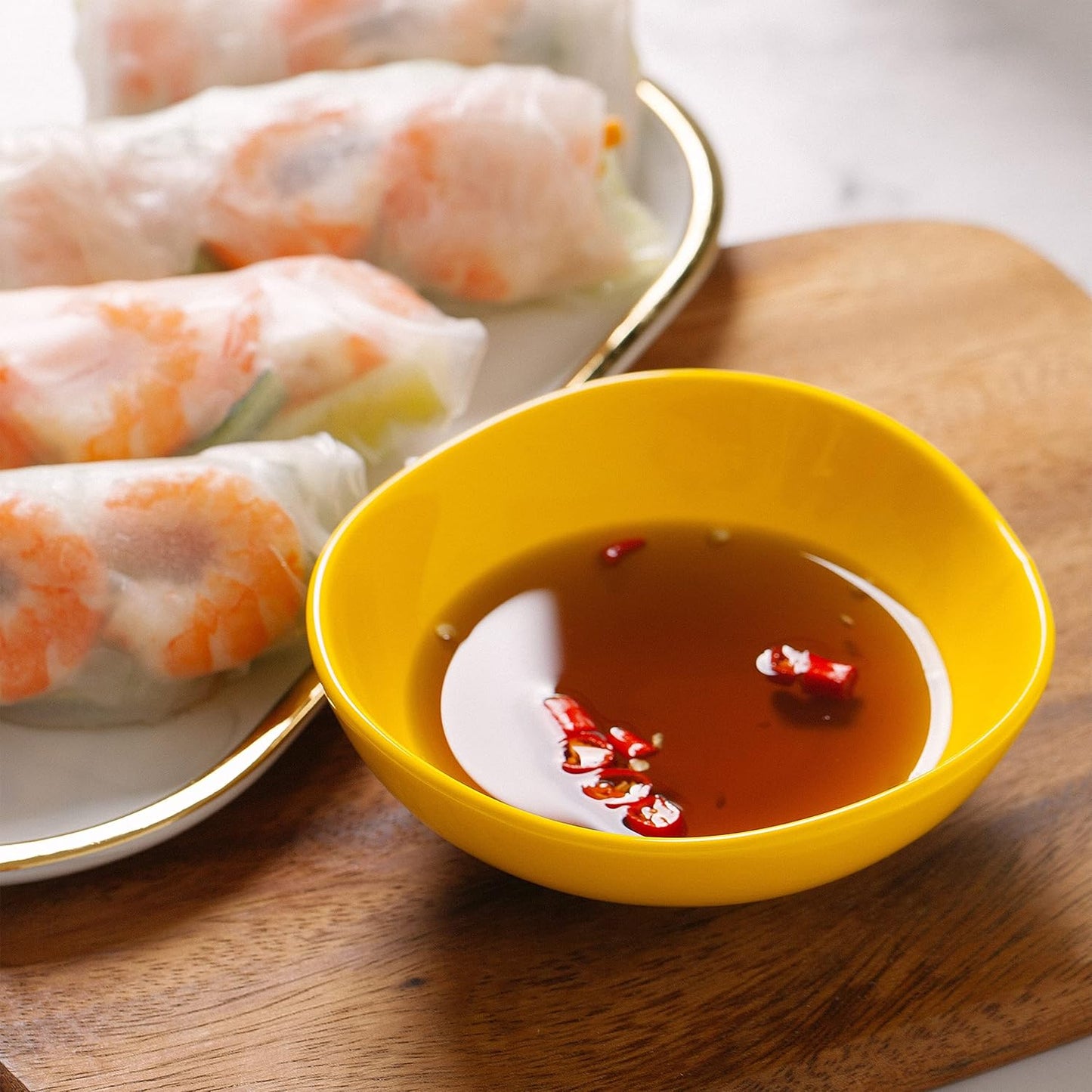 BTaT- Dipping Bowls, 5 oz, Set of 6, Colorful Bowls, Ceramic Dip Bowls, Sauce Bowls, Small Bowls for Dipping