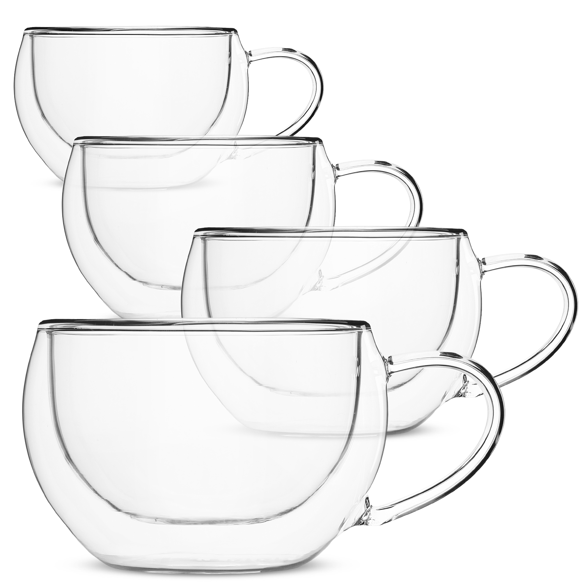 Tea Cups Set Glasses Tea Coffee Cup Mugs Heat-resistant Thermal