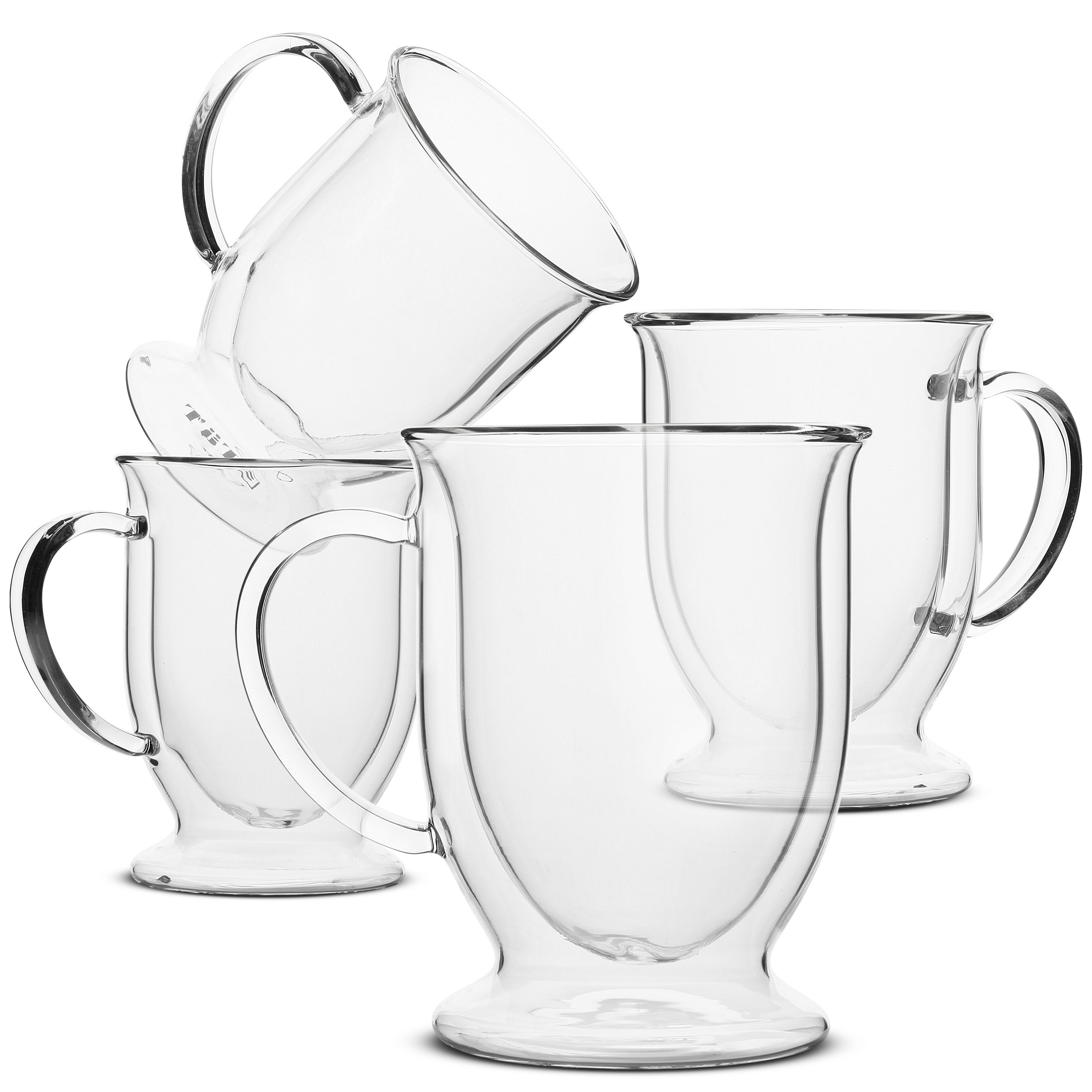 8 oz. Clear Glass Irish Coffee Mug (Set of 4)