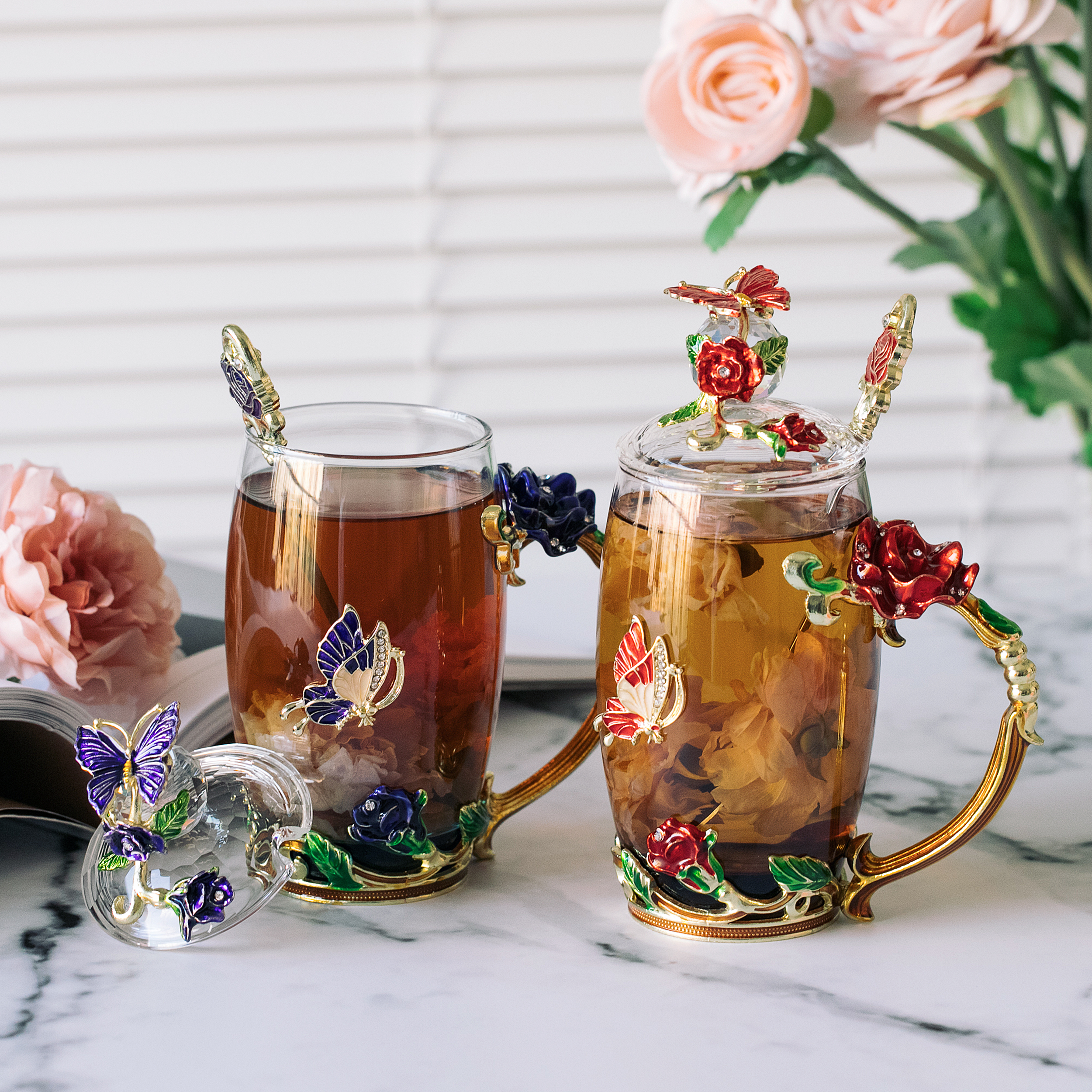 BTaT- Fancy Tea cups (set of 2) – BTAT