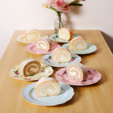 BTäT- Floral Tea Cups and Saucers (Blue – 8 oz)